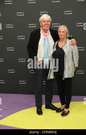 'Die Luft zum Atmen' Peter Striebeck mit Frau Ulla Purr, Filmfest Hamburg, Cinemaxx Dammtor, 03.10.2021, Hamburg Stockfoto