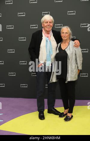 'Die Luft zum Atmen' Peter Striebeck mit Frau Ulla Purr, Filmfest Hamburg, Cinemaxx Dammtor, 03.10.2021, Hamburg Stockfoto