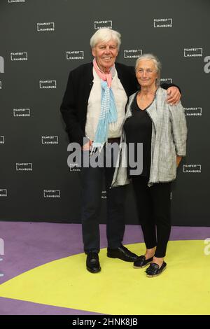 'Die Luft zum Atmen' Peter Striebeck mit Frau Ulla Purr, Filmfest Hamburg, Cinemaxx Dammtor, 03.10.2021, Hamburg Stockfoto