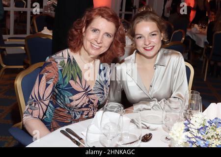 Monica Lierhaus, Lara Mandoki, Film Trifft Medien, Atlantic Hotel Hamburg, 01.10.2021 Stockfoto