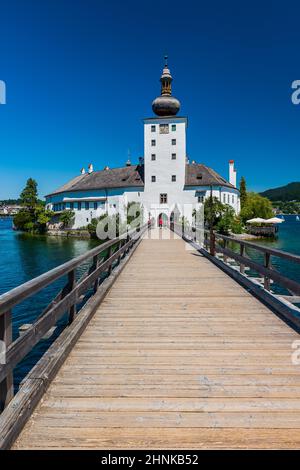 Schloss Ort in Gmunden Stockfoto