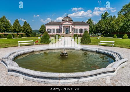 Gartenpavillon in der Abtei Melk Stockfoto