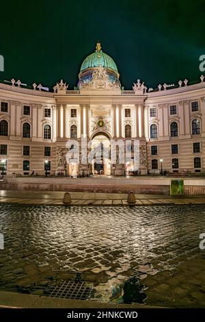 St. Michaels Flügel in Wien Stockfoto