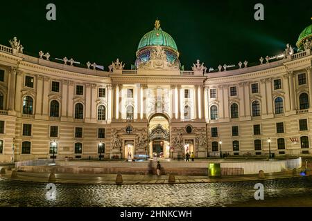 St. Michaels Flügel in Wien Stockfoto