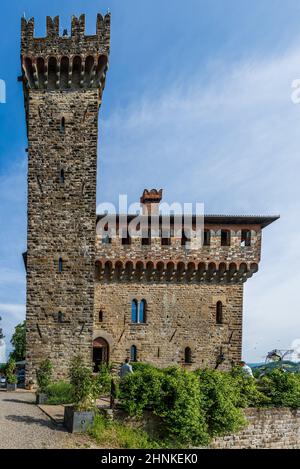 Schloss von Trisobbio Stockfoto