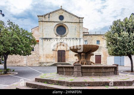 Santa Maria di Betlem in Sassari Stockfoto