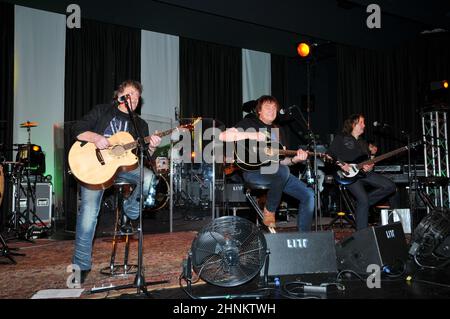 Puhdys bei einem Konzert in Baunatal Stockfoto