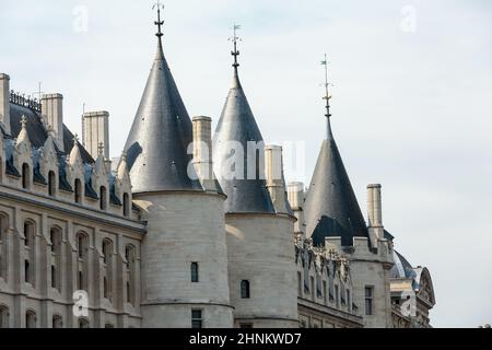 Paris - Castle Conciergerie Stockfoto