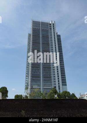 Intesa San Paolo Wolkenkratzer in Turin Stockfoto