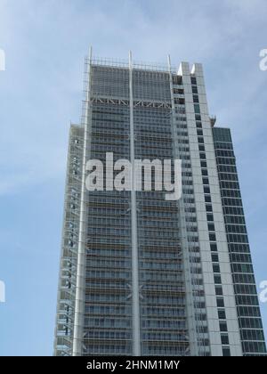 Intesa San Paolo Wolkenkratzer in Turin Stockfoto