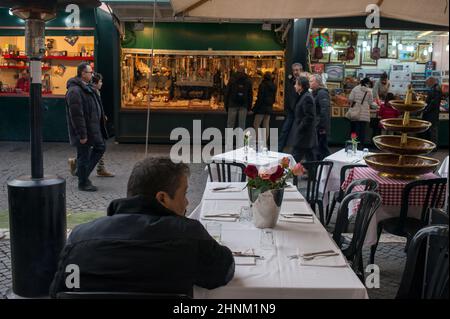 Rom, Italien 14/12/2013: Weihnachtsbuden, piazza Navona. © Andrea Sabbadini Stockfoto