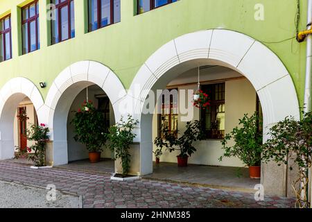 Die Stadt Sibiu in Rumänien Stockfoto