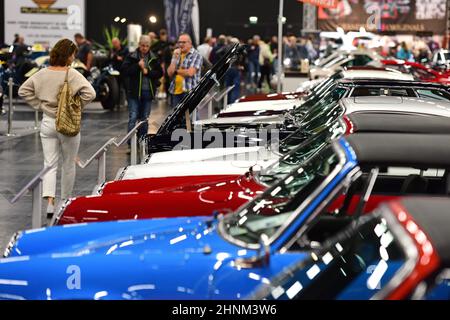 Oldtimer bei einer Ausstellung in Salzburg (Österreich) - Oldtimer auf einer Ausstellung in Salzburg (Österreich) Stockfoto