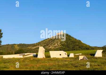 Archeopark in Pavlov, Südmähren, Tschechische Republik Stockfoto