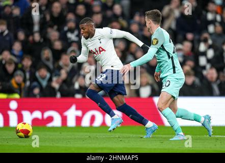 White Hart Lane, Großbritannien. 05th. Februar 2022. Emerson of Spurs während des FA Cup-Spiels zwischen Tottenham Hotspur und Brighton und Hove Albion am 5. Februar 2022 im Tottenham Hotspur Stadium, White Hart Lane, England. Foto von Andy Rowland. Quelle: Prime Media Images/Alamy Live News Stockfoto