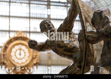 Das Museum D'Orsay in Paris, Frankreich. Stockfoto