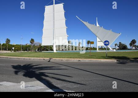 Brunnen in Benidorm, in der Provinz Alicante, Costa Blanca, Spanien, 3rd. November 2021 Stockfoto