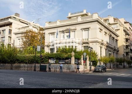 Benaki Museum für griechische Kultur in Athen, Griechenland Stockfoto