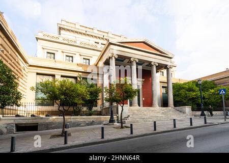 Altes griechisches parlamentsgebäude in Athen Stockfoto