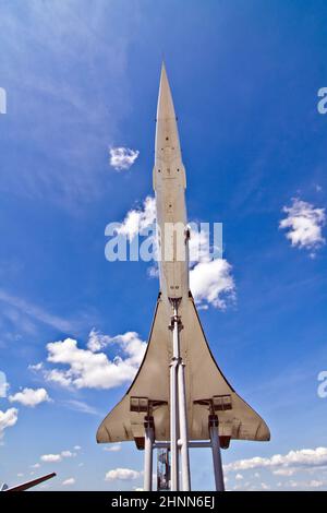 Überschallflugzeug Tupolev TU-144 Stockfoto