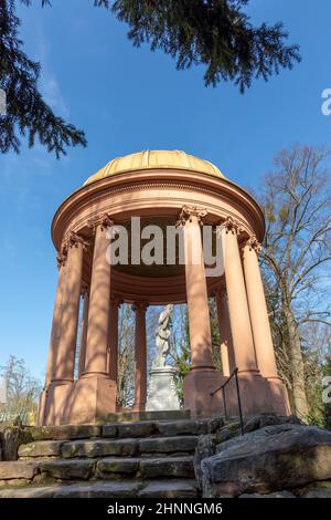 Apollotempel in den Schlossgärten von Schwetzingen Stockfoto