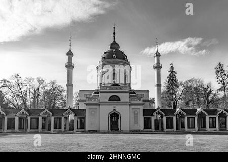 Moschee im Schlosspark Schwetzingen Stockfoto