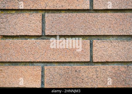 Ziegelstruktur Detail, hochauflösende Wandstruktur Stockfoto