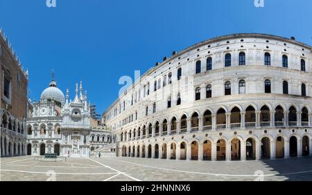 Im Inneren des Dogen-Palastes in Venedig, Italien Stockfoto