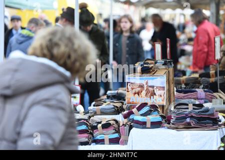 Wolfgangi-Markt am 31. Oktober in Sankt Wolfgang, Oberösterreich, Österreich, Europa - Wolfgangi Markt am 31st. Oktober in Sankt Wolfgang, Oberösterreich, Österreich, Europa Stockfoto