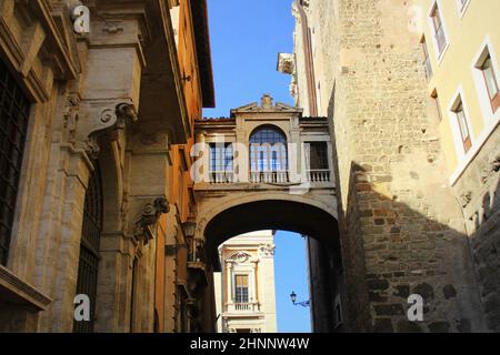 Die Brücke vor dem Rathaus, Senatoren auf DER VIA DEL Campidoglio auf dem Kapitolinischen Hügel, Rom, ITALIEN Stockfoto