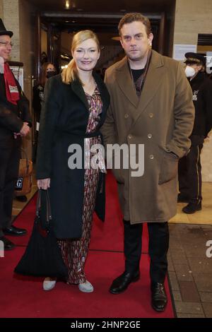 Johanna Christine Gehlen, Sebastian Bezzel, Premiere Hansa Theater, 25.11.2021, Hamburg Stockfoto