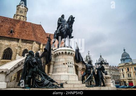 Gotische Kathedrale in Cluj-Napoca, Rumänien Stockfoto