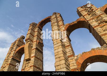 Das Acueducto de los Milagros Stockfoto