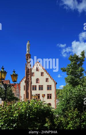 Bad Mergentheim ist eine Stadt in Baden-Württemberg mit vielen historischen Sehenswürdigkeiten Stockfoto