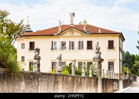 villa Valmarana ai Nani in Vicenca Stockfoto