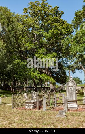 Alter historischer Friedhof in Sankt Augustine, USA Stockfoto