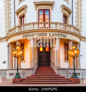 Landtag Hessen in Wiesbaden Stockfoto