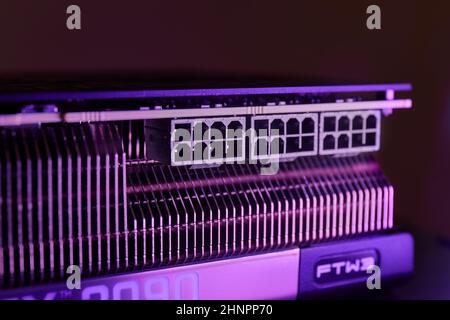 EVGA GeForce RTX 3090 Nvidia GPU-Display Stockfoto