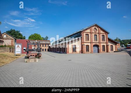 Die alte Industriehalle alte Schmelz wurde zu einem Veranstaltungsgelände umgebaut Stockfoto