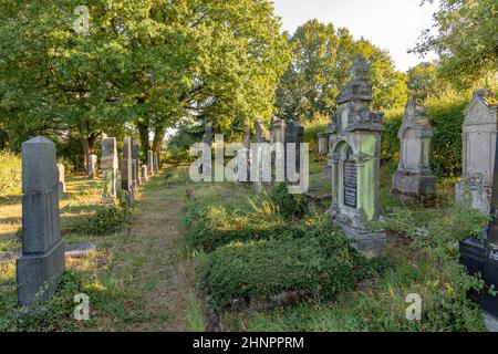 jüdischer Friedhof in St. Wendel am Galgenberg Stockfoto