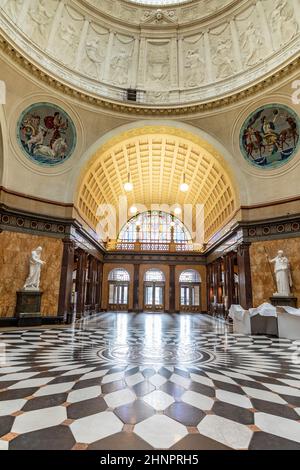 Im alten Kurhaus in Wiesbaden Stockfoto