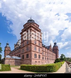 Berühmte Stadtburg in Aschaffenburg Stockfoto