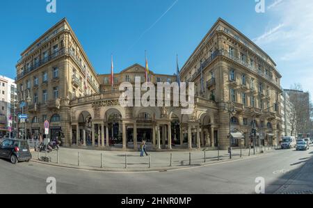 Luxushotel Steigenberger Frankfurter Hof in Frankfurt am Main, Hessen, Deutschland Stockfoto