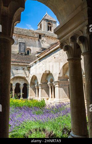 Kloster Senanque Abtei, Vaucluse, Gordes, Provence, Frankreich Stockfoto
