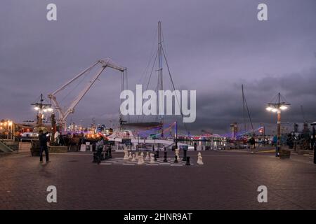 Victoria & Alfred Waterfront, Cape Town, Südafrika Stockfoto