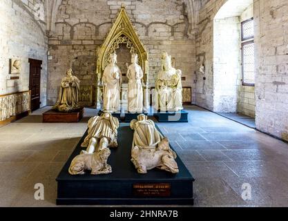 Im Norden der Sakristei des Papstpalastes in Avignon, Frankreich Stockfoto