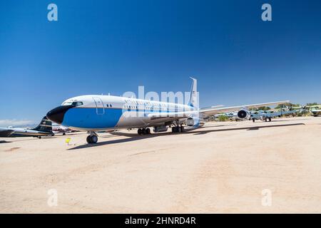 Air Force One im Pima Air and Space Museum Stockfoto