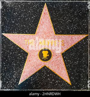 Die Muppets sind auf dem Hollywood Walk of Fame zu sehen Stockfoto