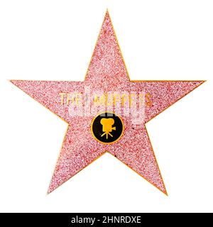Die Muppets sind auf dem Hollywood Walk of Fame zu sehen Stockfoto