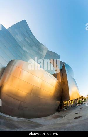 Die Walt Disney Concert Hall in LA. Stockfoto